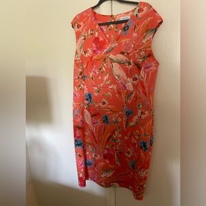 Multicolor Calvin Klein fitted dress